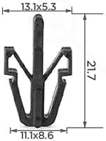 (g) GRILLE CLIPS